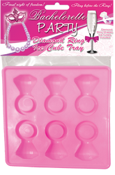 Hott Products Bachelorette Party Diamond Ice Cubs Tray 2 Pack Party Gifts and Novelties